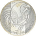 France, 10 Euro, Coq, 2016, MS(63), Silver, Gadoury:EU797