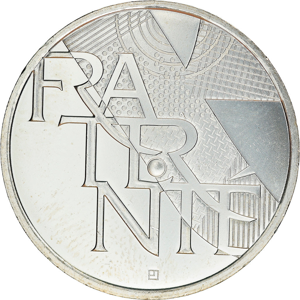 France, 5 Euro, Fraternité, 2013, MS(64), Silver
