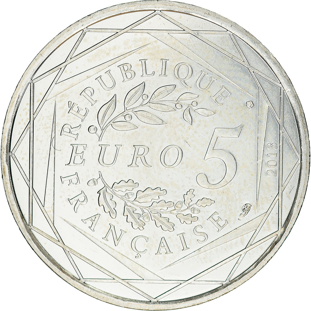 Francia, 5 Euro, Liberté, 2013, SPL+, Argento