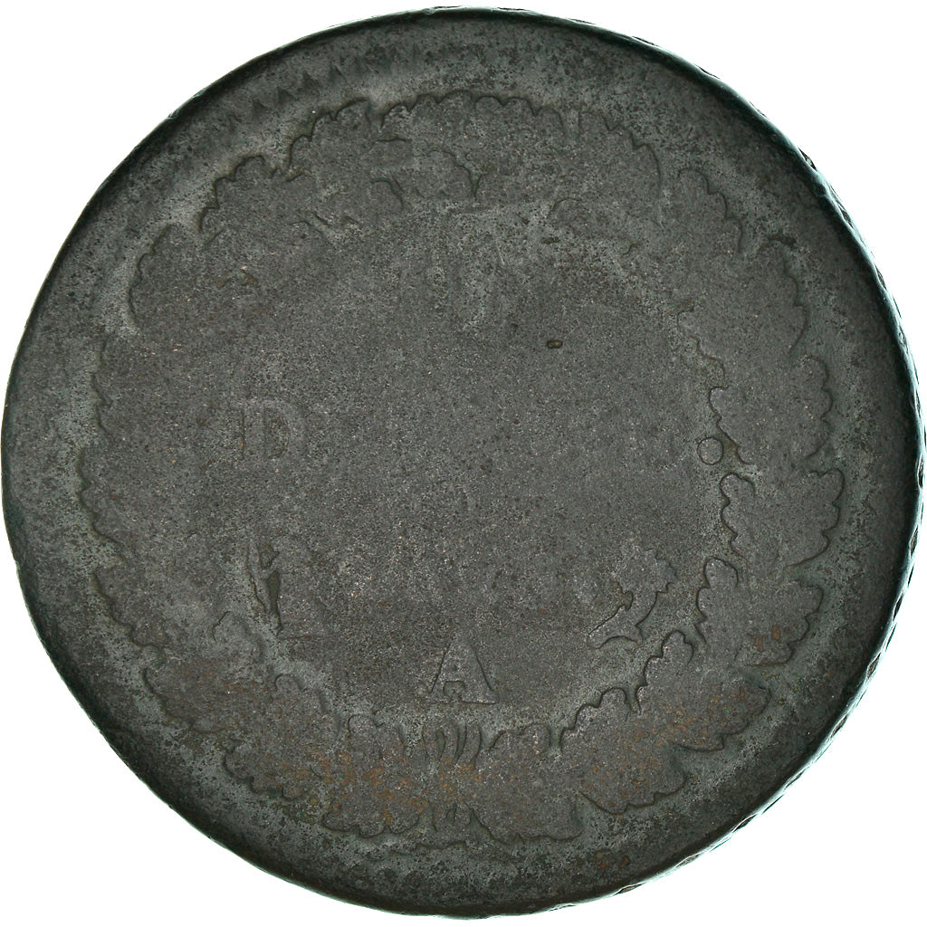 Monnaie, France, Dupré, Decime, AN 8, Paris, TB, Bronze, Gadoury:187, KM:644.1