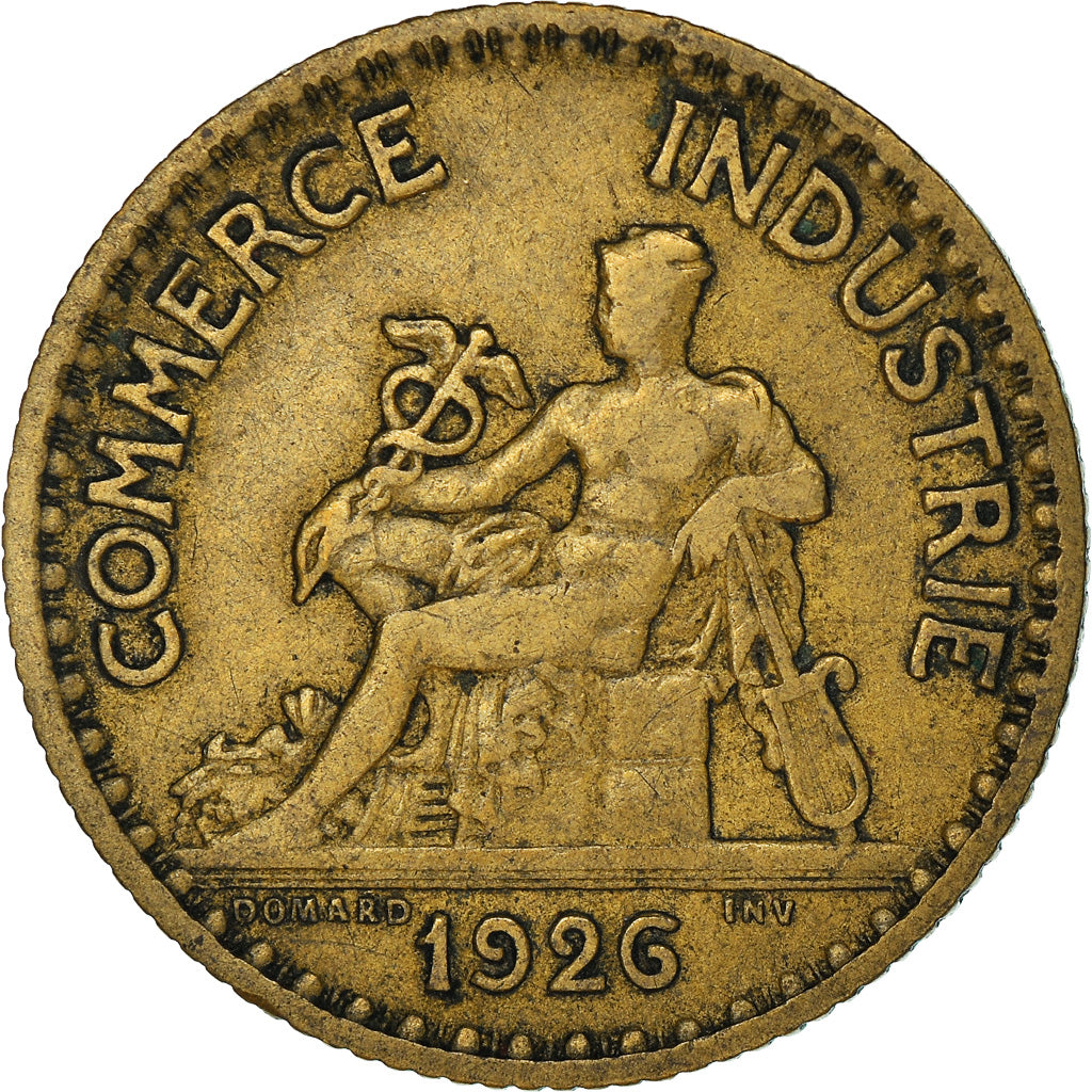 Coin, France, Chambre de commerce, Franc, 1926, Paris, VF(30-35)