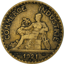 Coin, France, Chambre de commerce, 50 Centimes, 1921, Paris, VF(30-35)