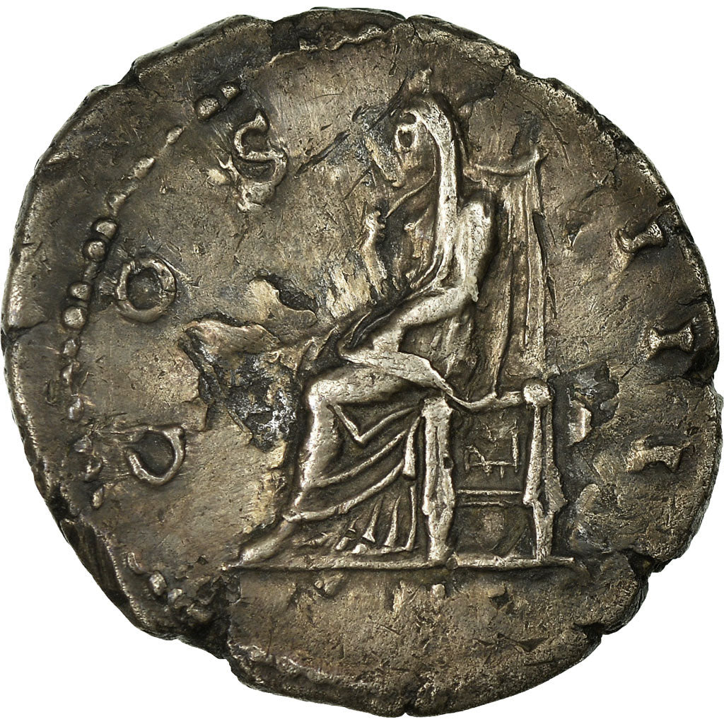 Moneda, Hadrian, Denarius, Rome, MBC, Plata, RIC:343