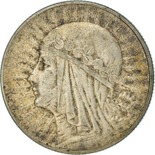 Coin, Poland, 5 Zlotych, 1934, Warsaw, EF(40-45), Silver, KM:21