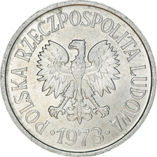 Moneta, Polska, 20 Groszy, 1973, Warsaw, MS(60-62), Aluminium, KM:A47