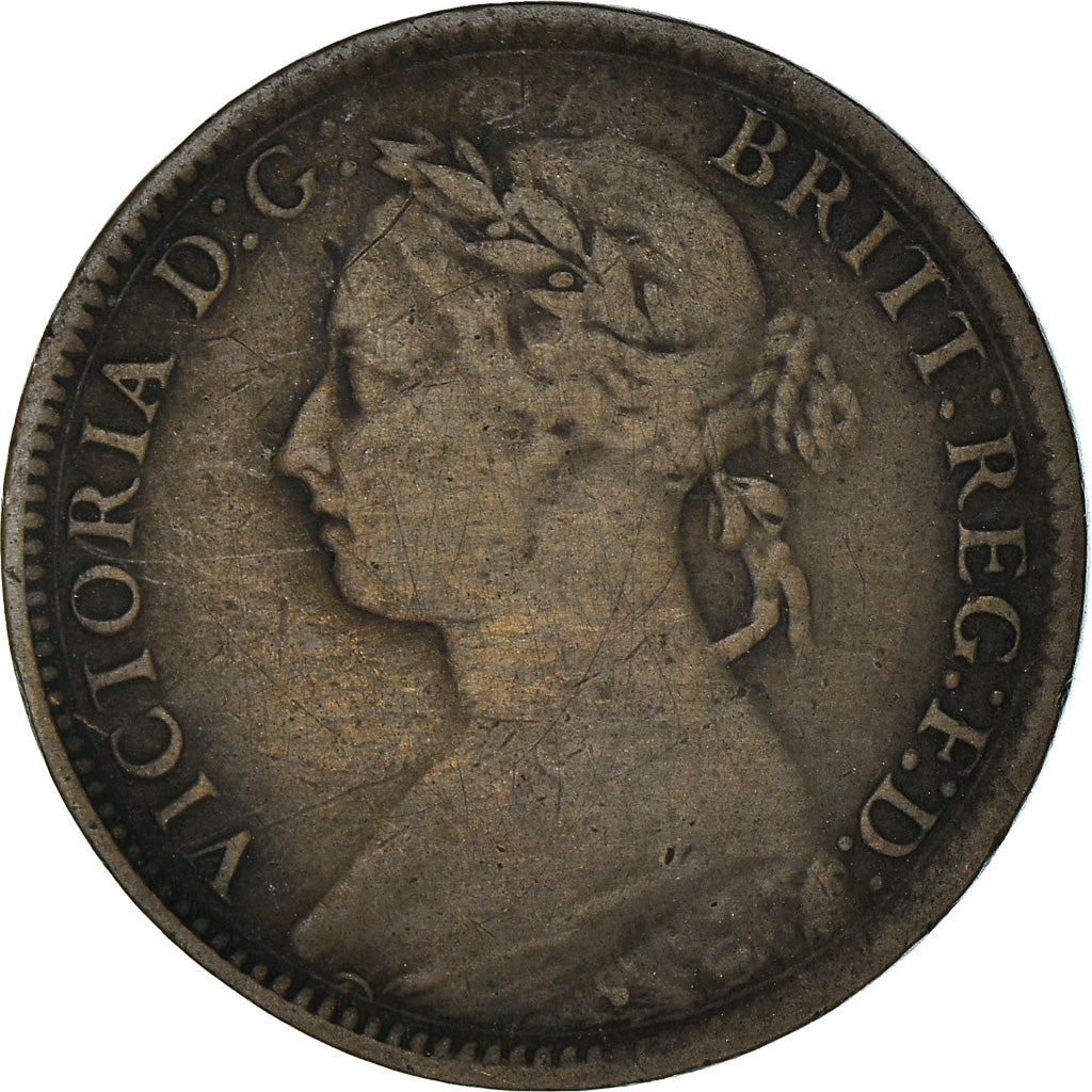 Münze, Großbritannien, Victoria, Farthing, 1886, SS, Bronze, KM:753
