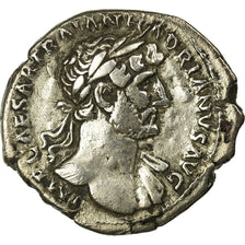 Coin, Hadrian, Denarius, Rome, EF(40-45), Silver, RIC:121