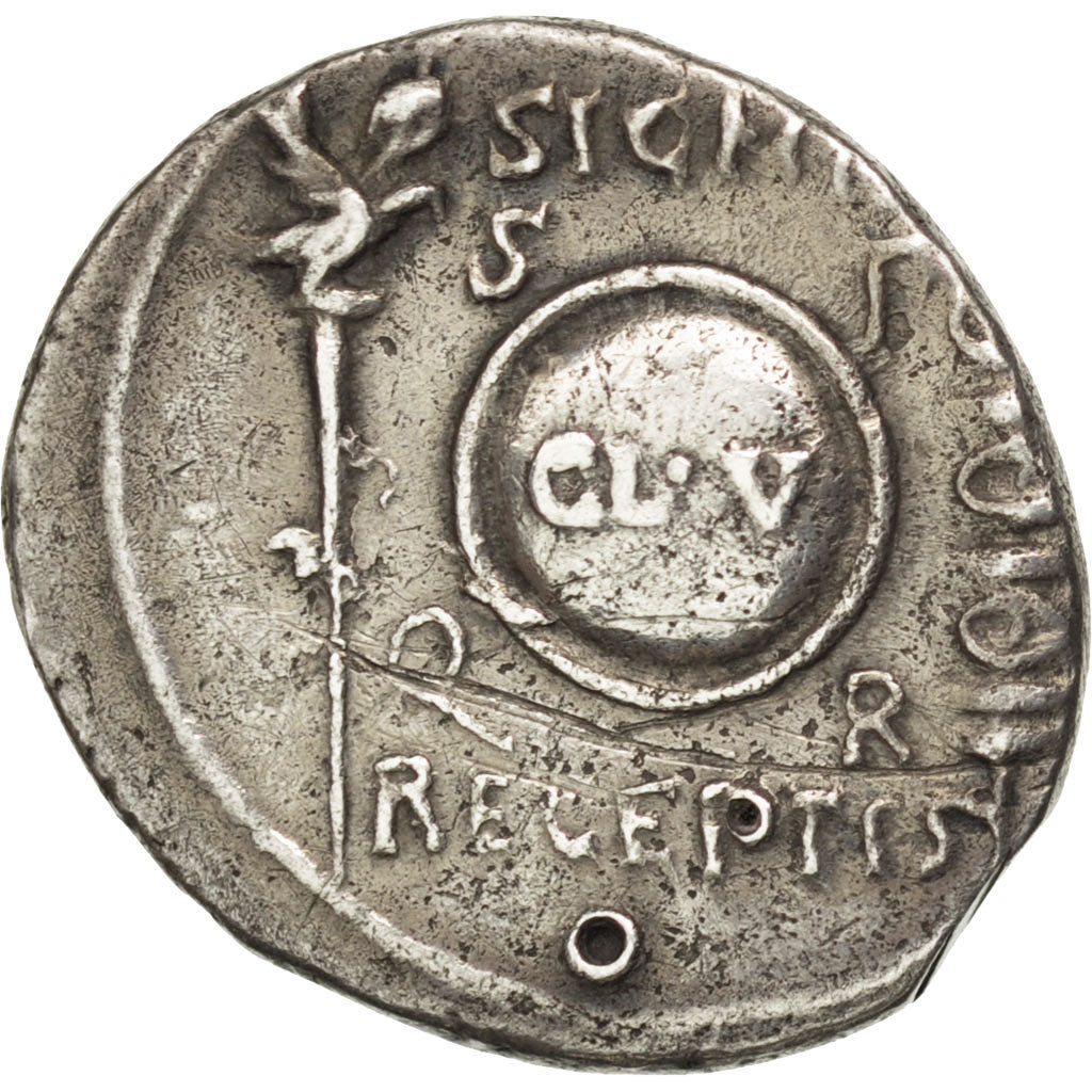 Monnaie, Auguste, Denier, Colonia Patricia, TTB, Argent, RIC:86a