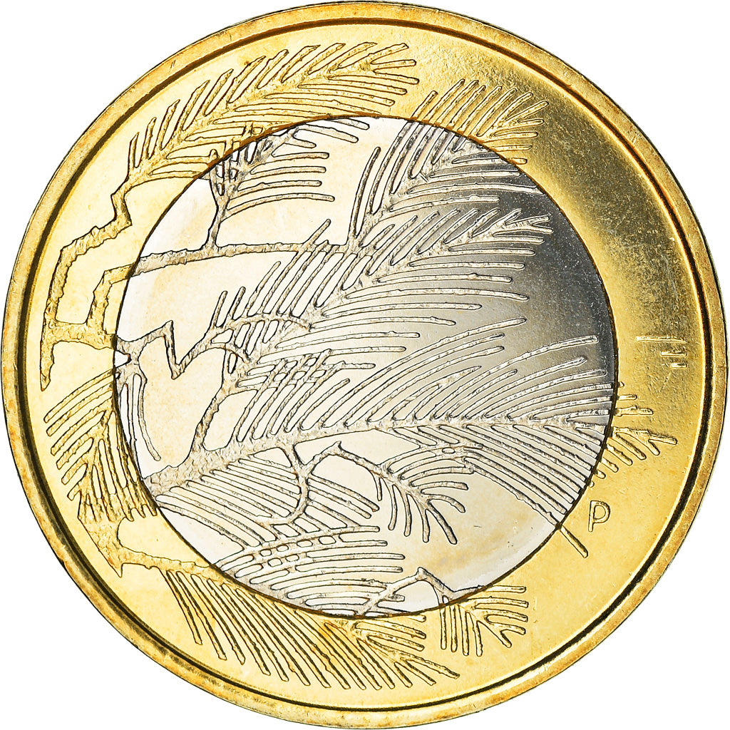 Finland, 5 Euro, Nature sauvage, 2014, UNC-, Bi-Metallic