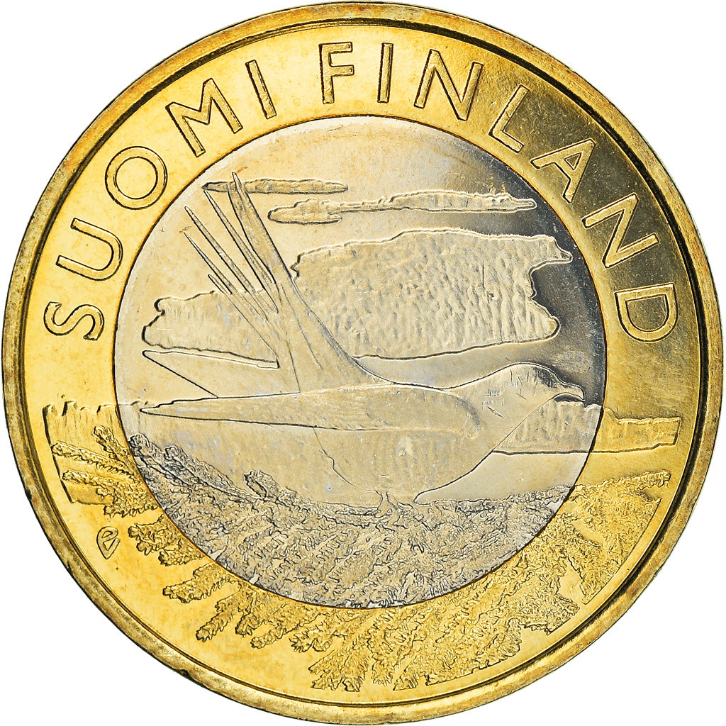 Finland, 5 Euro, Savonia, 2014, Vantaa, UNC-, Bi-Metallic, KM:207