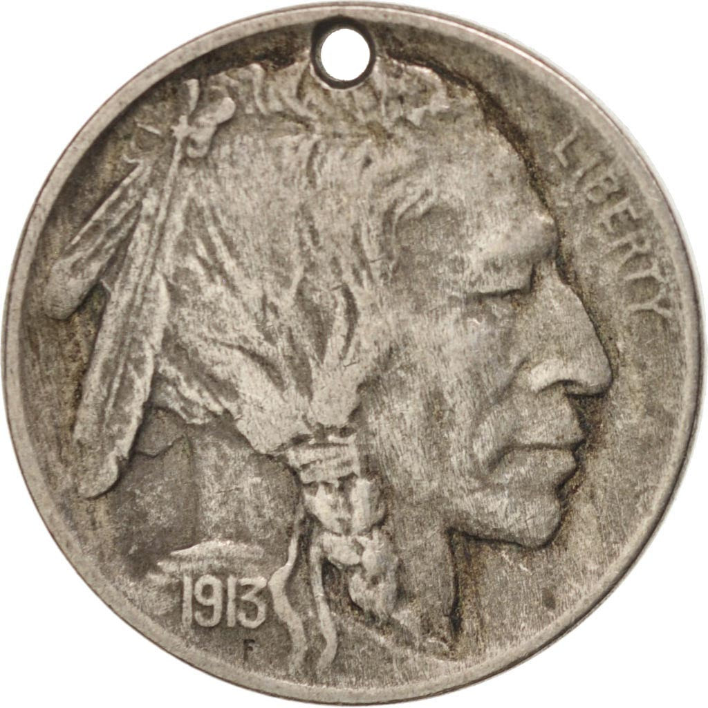 UNITED STATES, Buffalo Nickel, 5 Cents, 1913, U.S. Mint, KM #134, EF(40-45),...