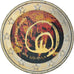 Slovenia, 2 Euro, Postojna, 2013, Vantaa, Colourized, MS(63), Bi-Metallic