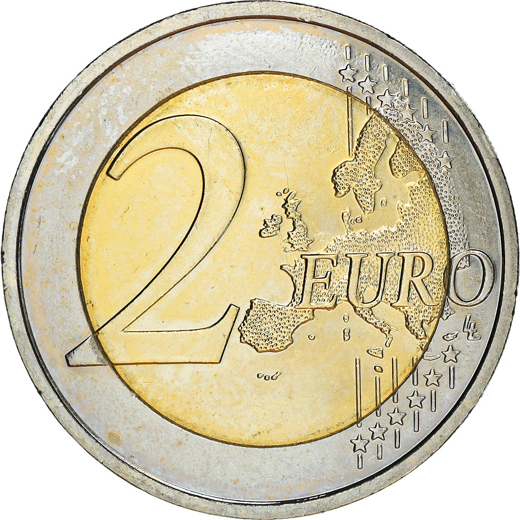 San Marino, 2 Euro, 25ème anniversaire de la réunification de l'Allemagne