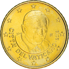 VATICAN CITY, 50 Euro Cent, 2012, Rome, MS(63), Brass, KM:387