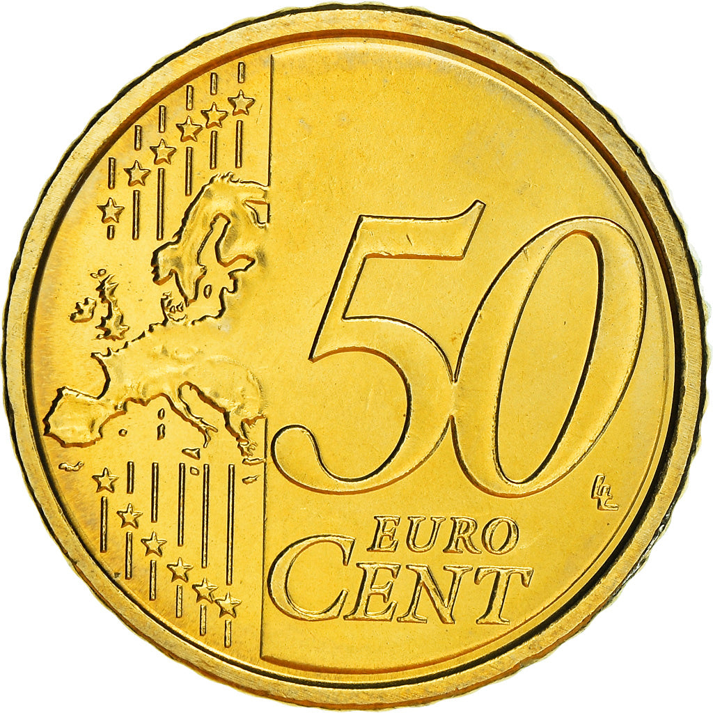 CITTÀ DEL VATICANO, 50 Euro Cent, 2012, Rome, SPL, Ottone, KM:387