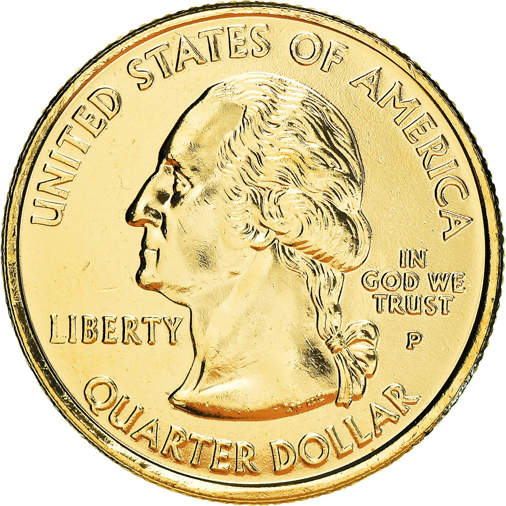 Monnaie, États-Unis, Quarter, 2008, U.S. Mint, Philadelphie, Alaska, SPL