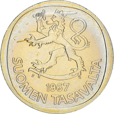 Coin, Finland, Markka, 1967, MS(60-62), Copper-nickel, KM:49a