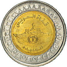 Coin, Egypt, New Branch of Suez Canal, Pound, 2015, AU(55-58), Bi-Metallic