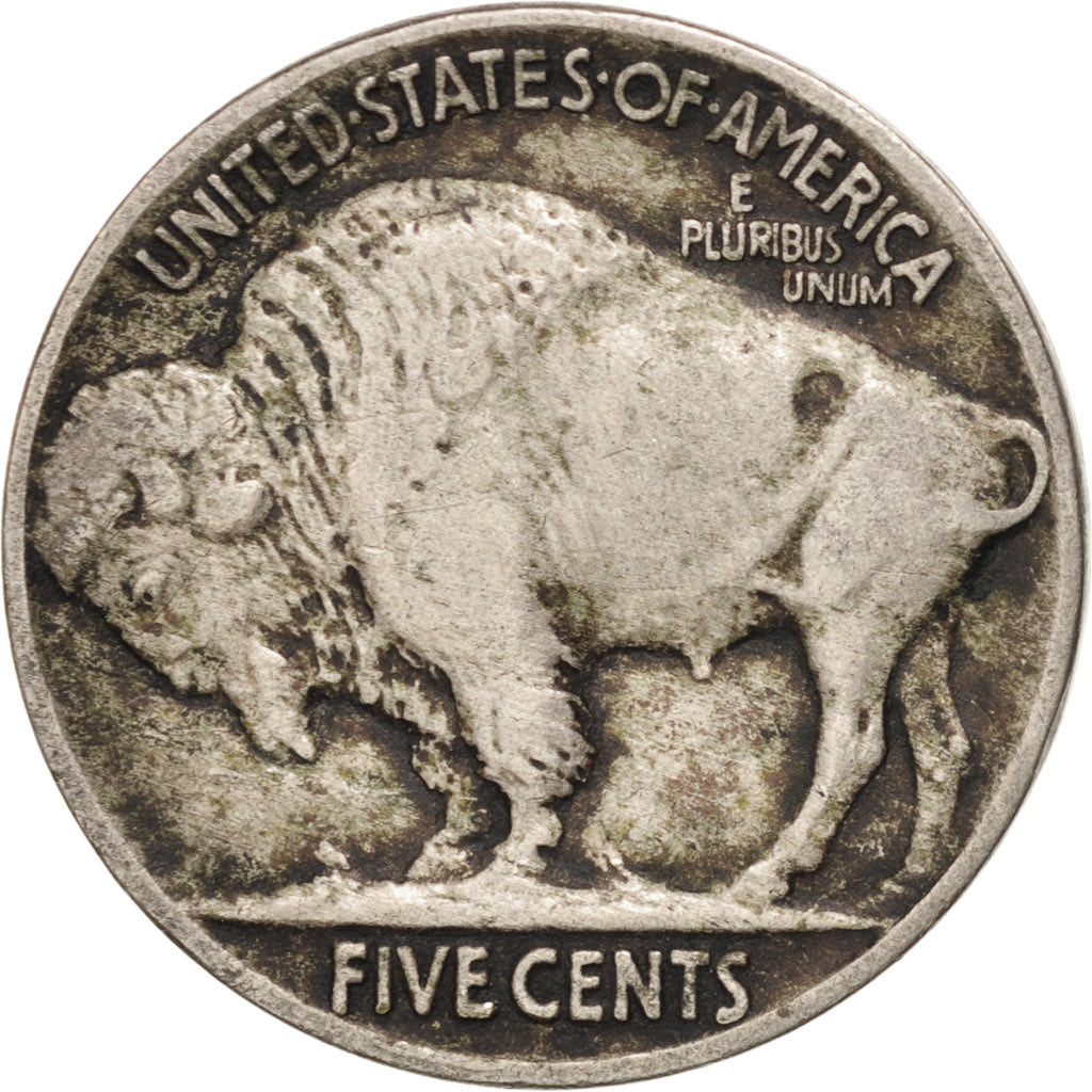 UNITED STATES, Buffalo Nickel, 5 Cents, 1915, U.S. Mint, KM #134, VF(30-35),...