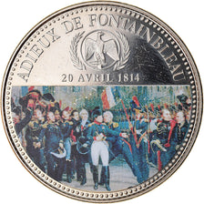 França, Medal, Napoléon Ier, Adieux de Fontainebleau (1814), MS(65-70)