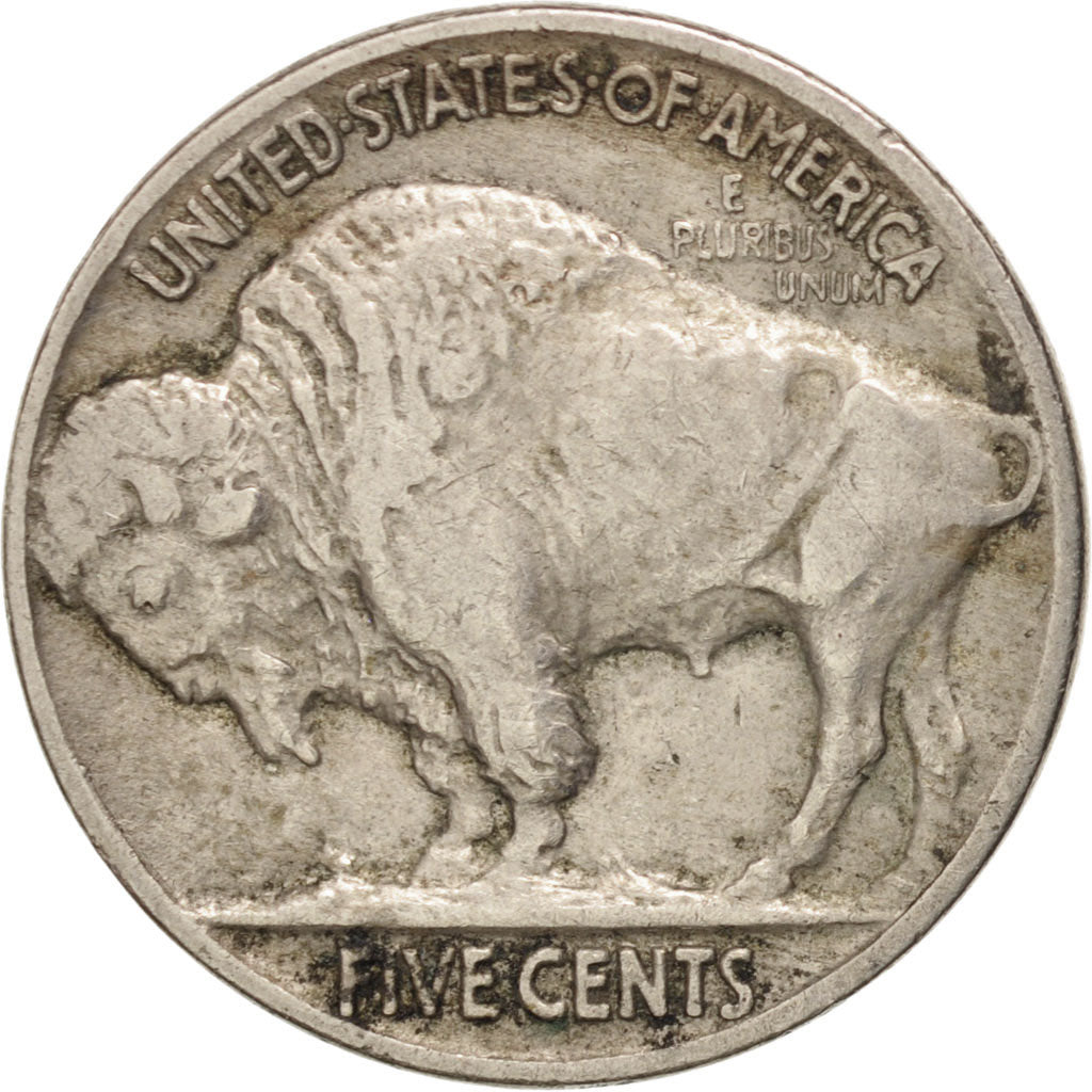 UNITED STATES, Buffalo Nickel, 5 Cents, 1916, U.S. Mint, KM #134, EF(40-45),...