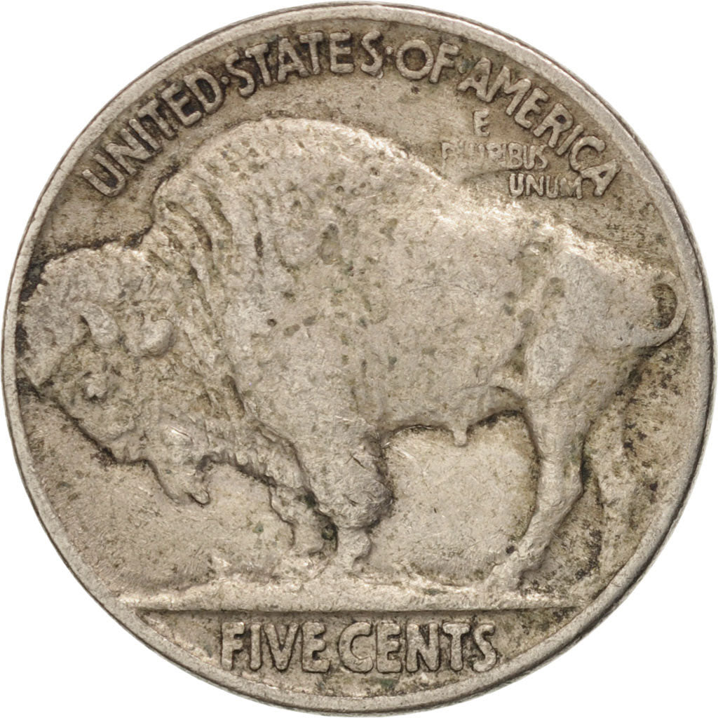 UNITED STATES, Buffalo Nickel, 5 Cents, 1919, U.S. Mint, KM #134, EF(40-45),...