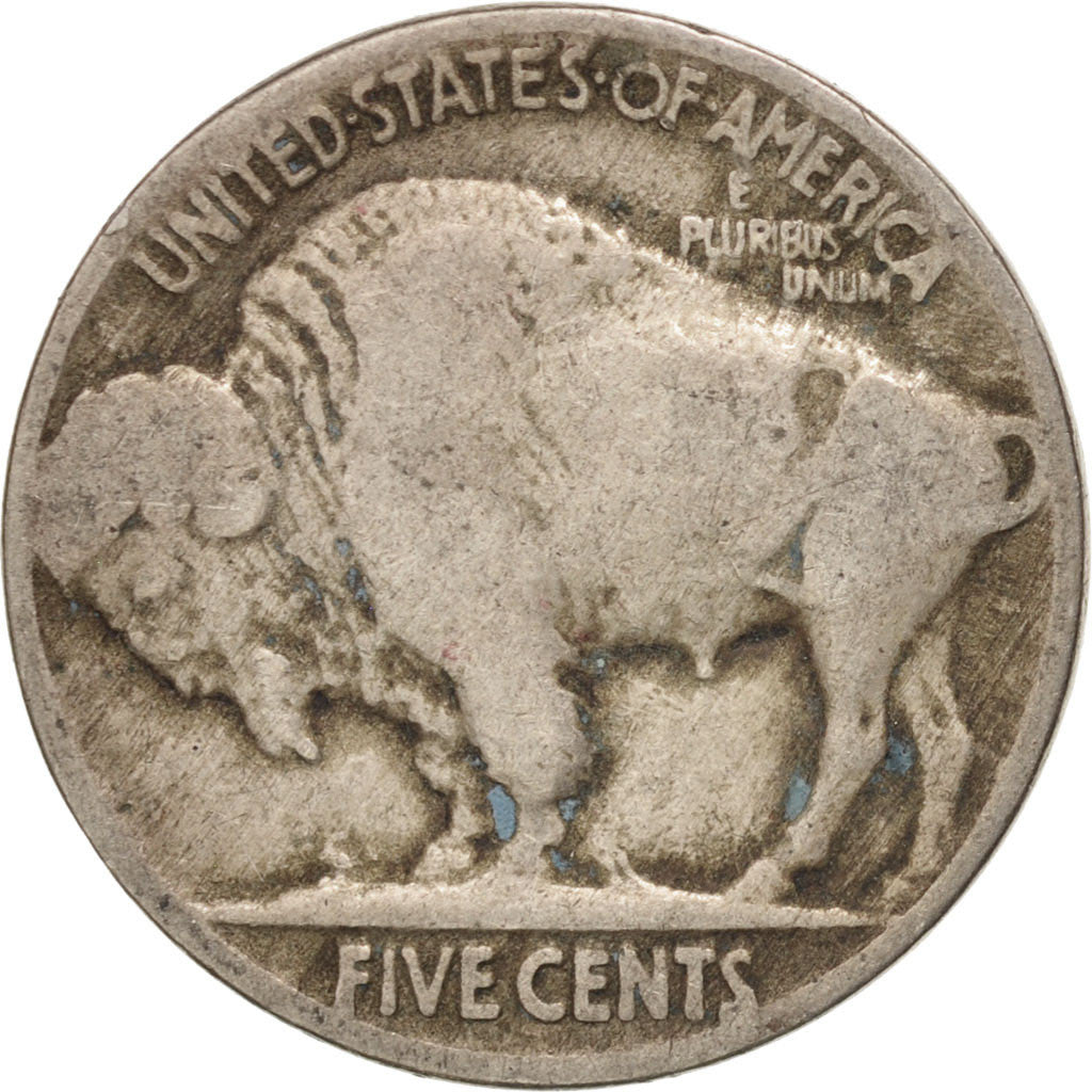 UNITED STATES, Buffalo Nickel, 5 Cents, 1924, U.S. Mint, KM #134, VF(20-25),...