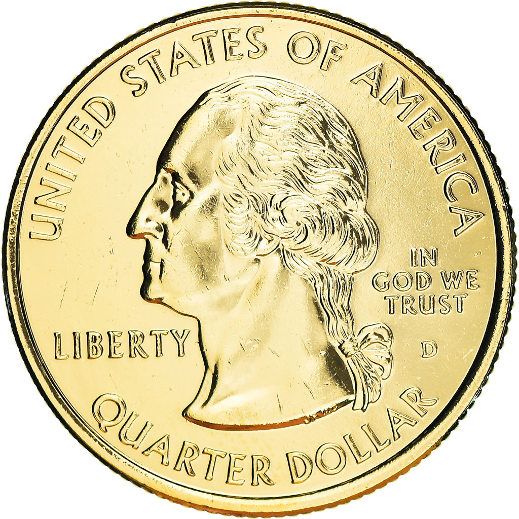 United States of America, Quarter, 1999, golden, SPL+, Copper-nickel