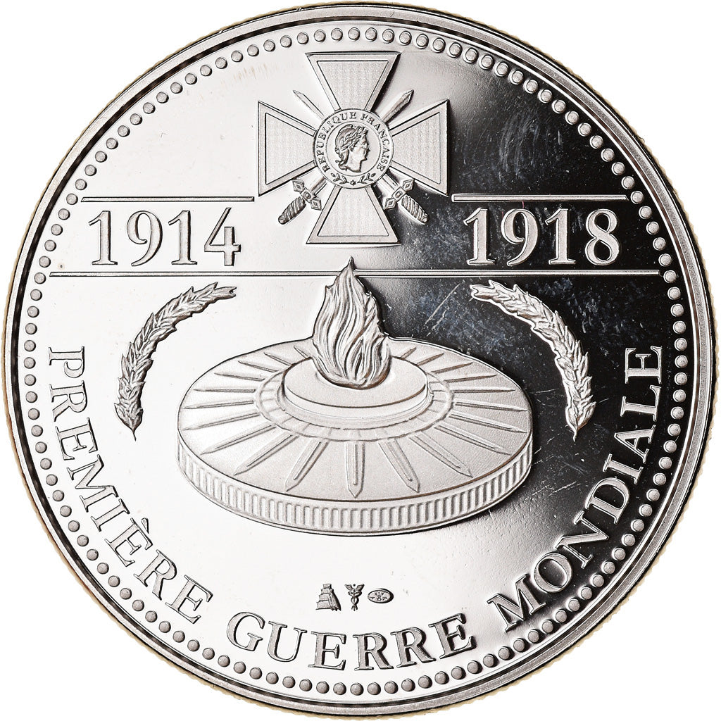 France, Medal, Bataille de Verdun 1916, MS(65-70), Copper-nickel