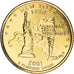 Coin, United States, New York, Quarter, 2001, U.S. Mint, Denver, golden
