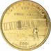 Moneta, USA, North Carolina, Quarter, 2001, U.S. Mint, Philadelphia, golden