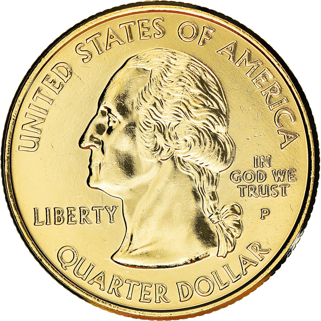 Moneta, Stati Uniti, Kentucky, Quarter, 2001, U.S. Mint, Denver, golden, FDC