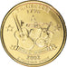 Coin, United States, Tennessee, Quarter, 2002, U.S. Mint, Philadelphia, golden