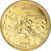 Moneda, Estados Unidos, Mississippi, Quarter, 2002, U.S. Mint, Denver, golden