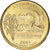 Moneta, USA, Arkansas, Quarter, 2003, U.S. Mint, Philadelphia, golden