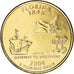 Coin, United States, Florida, Quarter, 2004, U.S. Mint, Denver, golden
