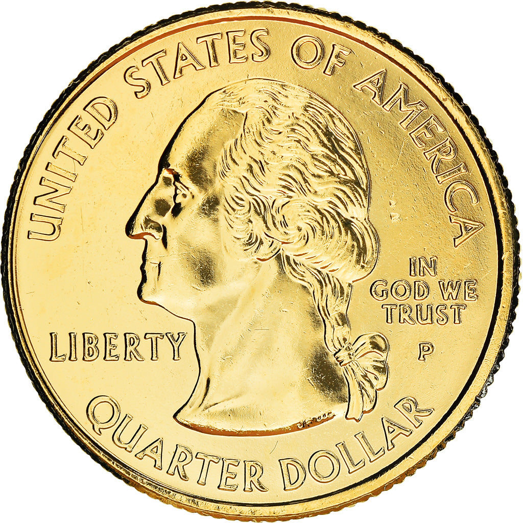 Coin, United States, Minnesota, Quarter, 2005, golden, MS(65-70), Copper-nickel