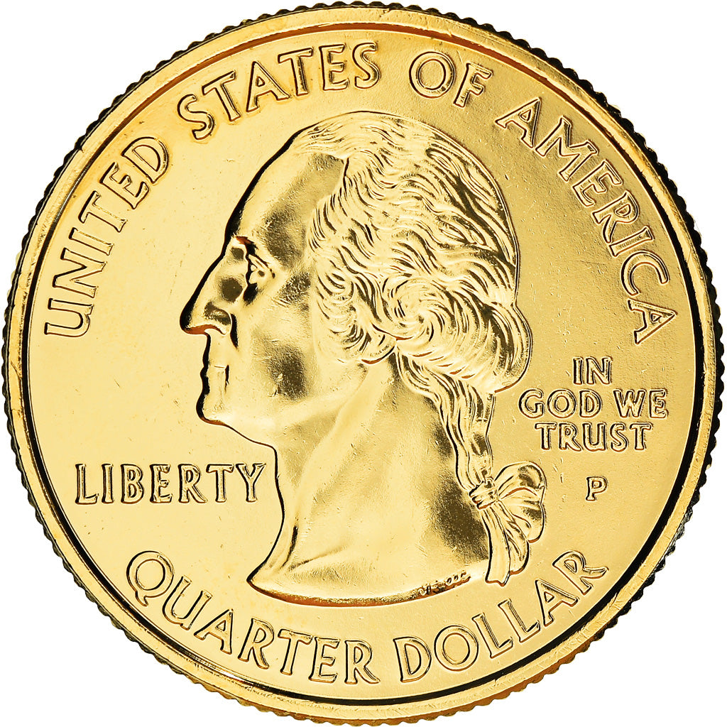 Coin, United States, West Virginia, Quarter, 2005, U.S. Mint, Philadelphia