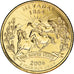 Coin, United States, Nevada, Quarter, 2006, U.S. Mint, Denver, golden