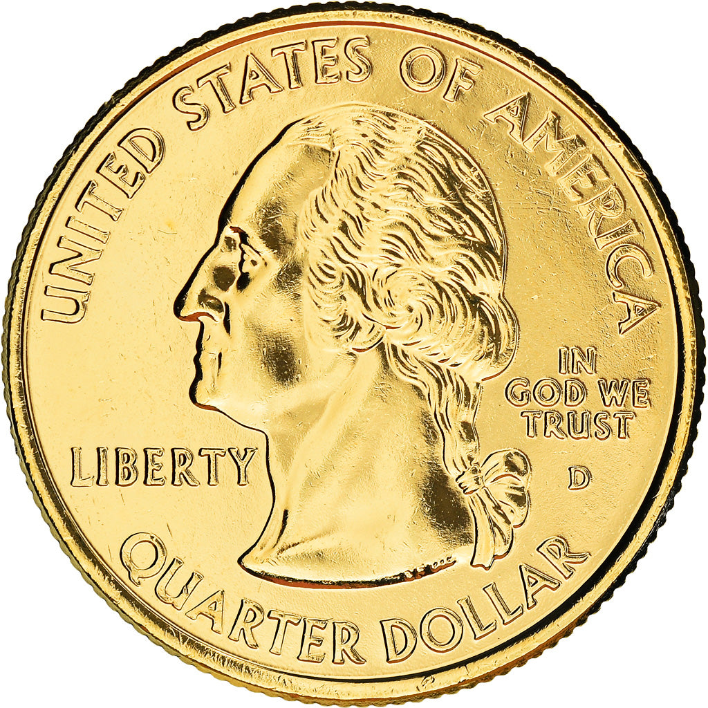 Moneda, Estados Unidos, Nebraska, Quarter, 2006, U.S. Mint, Denver, golden, FDC