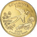 Monnaie, États-Unis, Oklahoma, Quarter, 2008, U.S. Mint, golden, FDC, Métal