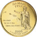 Moneda, Estados Unidos, Hawaii, Quarter, 2008, U.S. Mint, Denver, golden, FDC