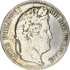 Monnaie, France, Louis-Philippe, 5 Francs, 1834, Lille, TB, Argent