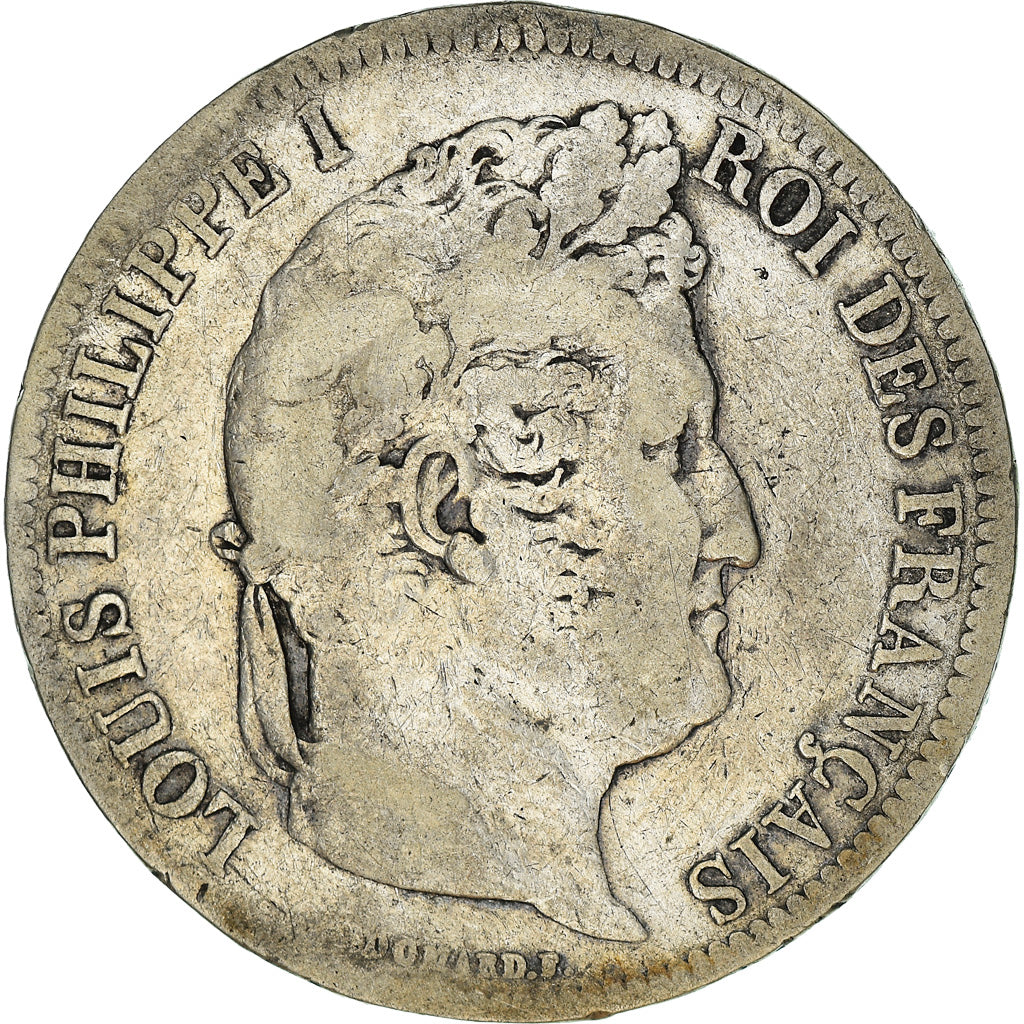 Munten, Frankrijk, Louis-Philippe, 5 Francs, 1831, Marseille, FR, Zilver