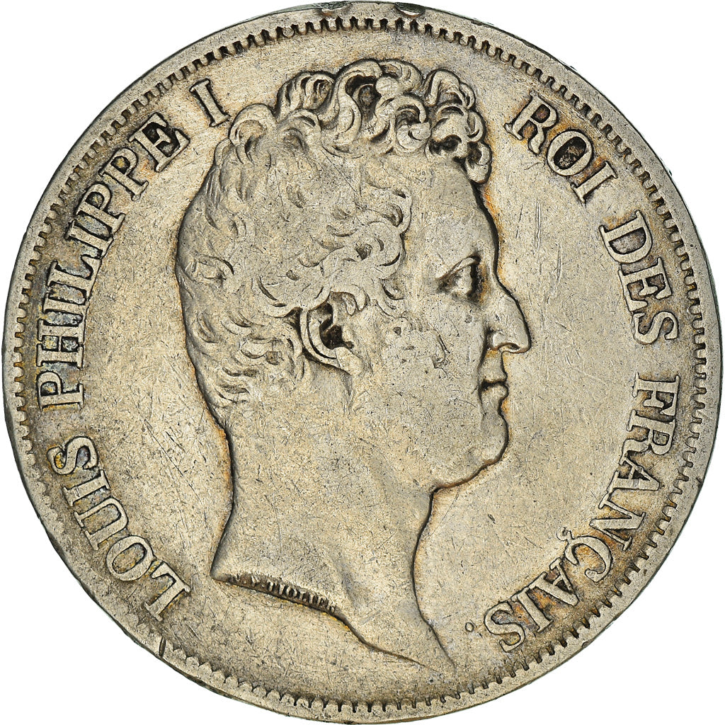 Münze, Frankreich, Louis-Philippe, 5 Francs, 1830, Rouen, SS, Silber, KM:735.2