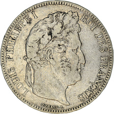 Moneta, Francia, Louis-Philippe, 5 Francs, 1836, Marseille, MB+, Argento