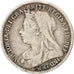GREAT BRITAIN, 3 Pence, 1894, KM #777, VF(20-25), Silver, 16, 1.37
