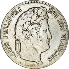 Coin, France, Louis-Philippe, 5 Francs, 1839, Rouen, VF(20-25), Silver