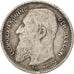 BELGIUM, 50 Centimes, 1907, KM #61.1, VF(20-25), Silver, 18, 2.45