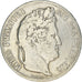 Moneta, Francia, Louis-Philippe, 5 Francs, 1840, Strasbourg, MB, Argento